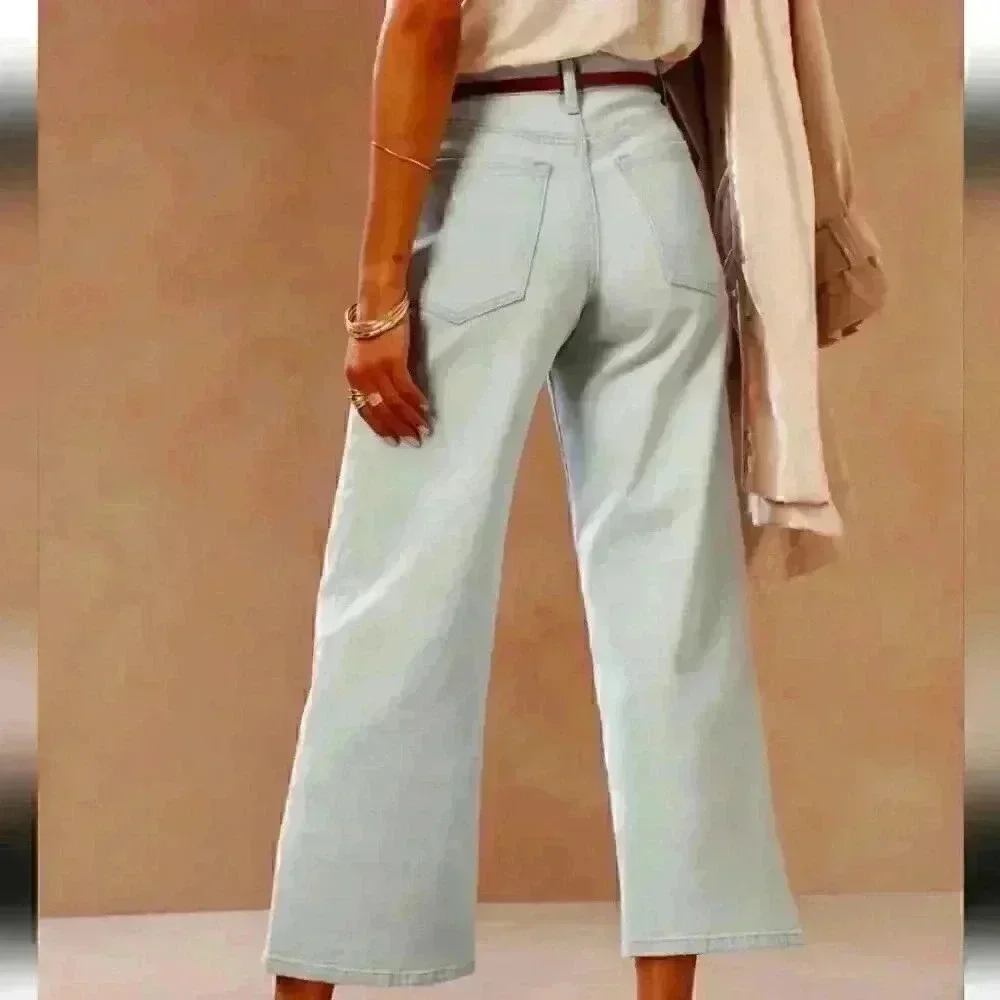 Banana Republic Wide-Leg Crop Jean - Picture 2 of 11